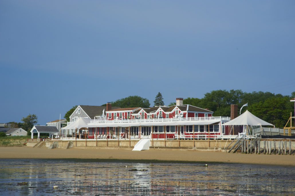 The Red Inn beside the water in Provincetown
